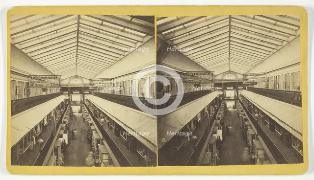 Interior of Arcade, Providence, R.I., 1875/99. Creator: Unknown.