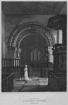 Interior of Aspatria Church, Cumberland 1814. Artist: John Greig