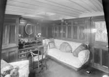 Interior of boudoir on Venetia 1920. Creator: Kirk & Sons of Cowes