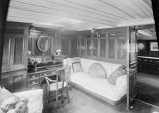 Interior of boudoir on Venetia 1920. Creator: Kirk & Sons of Cowes