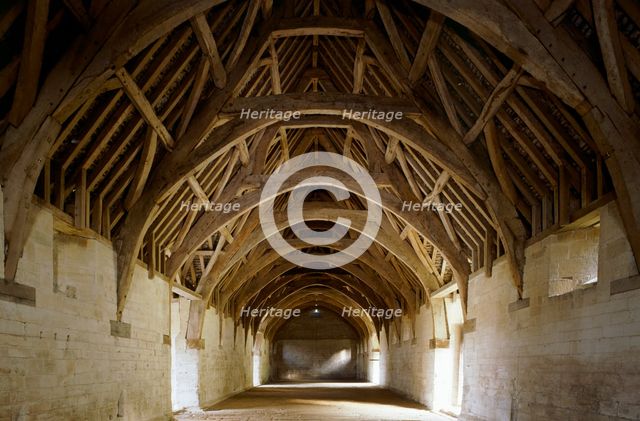 Interior of Bradford-on-Avon Tithe Barn, Wiltshire, c2000s(?). Artist: Historic England Staff Photographer.