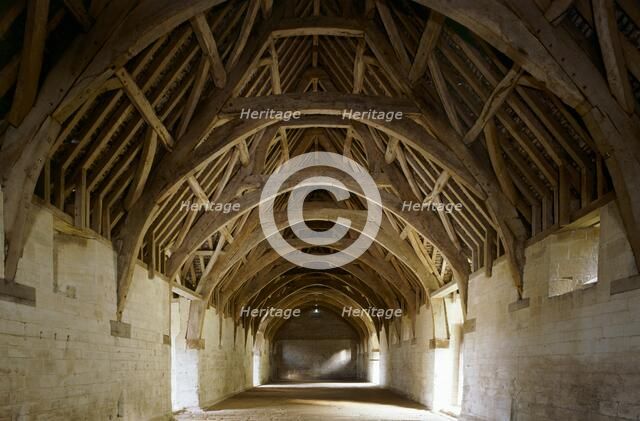 Interior of Bradford-on-Avon Tithe Barn, Wiltshire, c2000s(?). Artist: Historic England Staff Photographer.