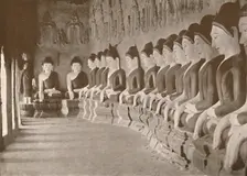 Interior of Buddhist Temple, Sagaing 1900. Creator: Unknown