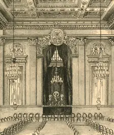 Interior of Goldsmith's Hall, 1876 (1897). Creator: Unknown
