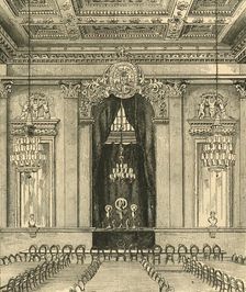 Interior of Goldsmith's Hall, 1876 (1897). Creator: Unknown