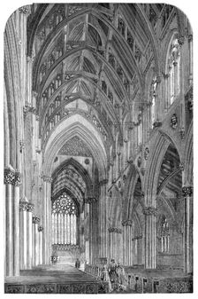 Interior of Doncaster Church, 1858. Creator: Unknown