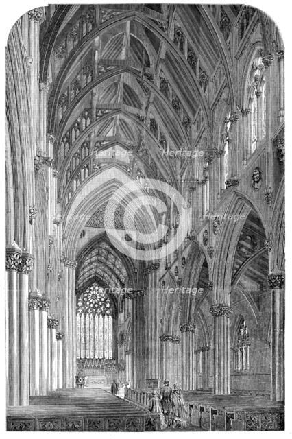 Interior of Doncaster Church, 1858. Creator: Unknown.