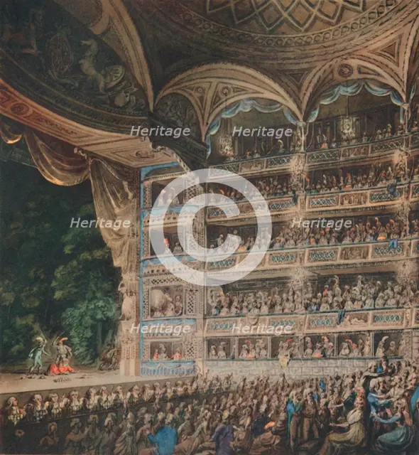'Interior of Drury Lane Theatre', 1795, (1948). Creator: Edward Dayes.