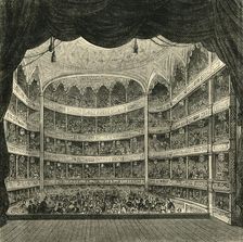 Interior of Drury Lane Theatre, 1804 (1881). Creator: Unknown