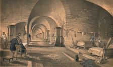 Interior of Fort Nicholas 1856. Artist: Edmund Walker