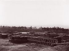 Interior of Fort Sedgwick, before Petersburg, 1861-65. Creator: Tim O'Sullivan