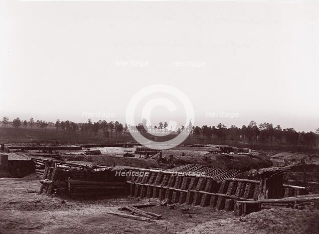 Interior of Fort Sedgwick, before Petersburg, 1861-65. Creator: Tim O'Sullivan.
