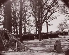 Interior of Fort Steadman, front of Petersburg, 1864. Creator: Tim O'Sullivan
