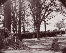 Interior of Fort Steadman, front of Petersburg, 1864. Creator: Tim O'Sullivan