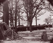 Interior of Fort Steadman, front of Petersburg, 1864. Creator: Tim O'Sullivan