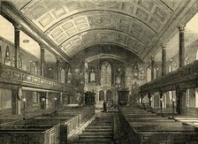 Interior of Kensington Church, 1850 (c1876). Creator: Unknown