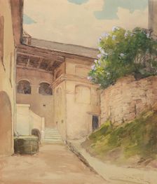 Interior of Krásna Hôrka Castle, 1923-1928. Creator: Ludovit Cordak