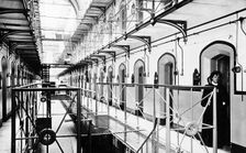 Interior of Holloway Prison, London. Creator: Unknown