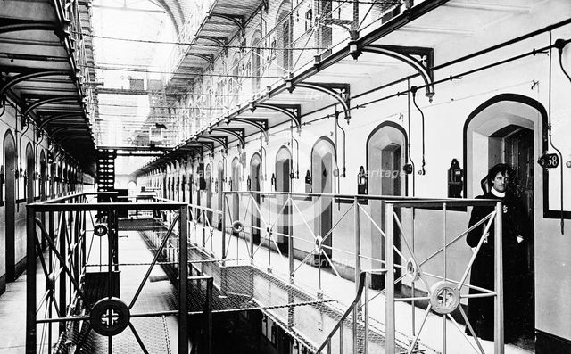 Interior of Holloway Prison, London. Creator: Unknown.