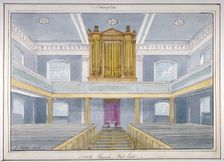 Interior of Holy Trinity Church, Newington, Southwark, London, 1826. Artist: G Yates