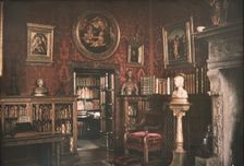 Interior of J.P. Morgan's library, ca. 1912. Creator: Arnold Genthe