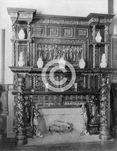Interior of John R. McLean House, 1500 I St., N.W., Washington, D.C., c1907. Creator: Frances Benjamin Johnston.