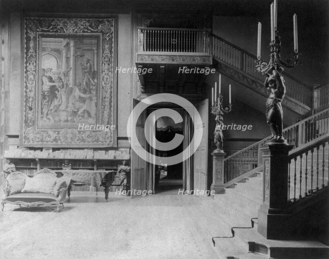 Interior of John R. McLean House, 1500 I St., N.W., Washington, D.C., c1907. Creator: Frances Benjamin Johnston.