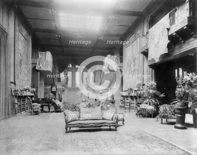 Interior of John R. McLean House, 1500 I St., N.W., Washington, D.C., c1907. Creator: Frances Benjamin Johnston.