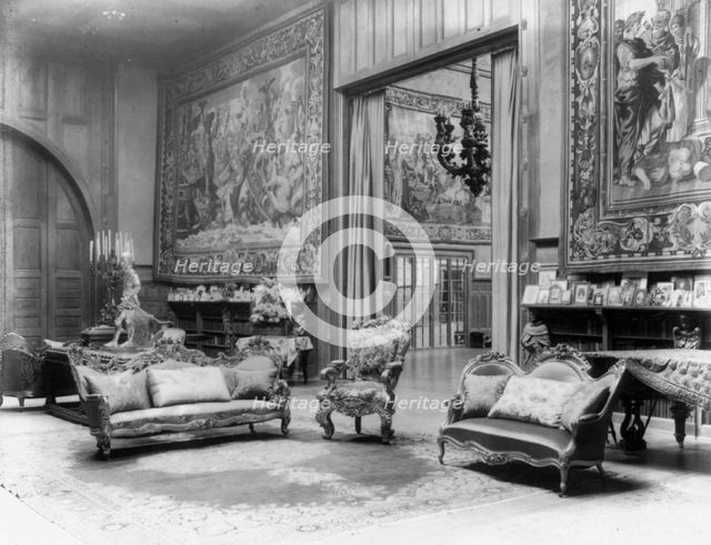 Interior of John R. McLean House, 1500 I St., N.W., Washington, D.C., c1907. Creator: Frances Benjamin Johnston.