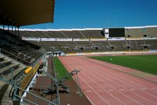 Interior of Olympic stadium in Helsinki, 1930s