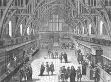 Interior of Old Westminster Hall, 1797 (1897)