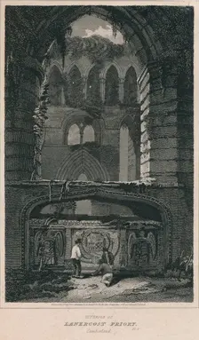 Interior of Lanercost Priory. Cumberland 1814. Artist: John Greig