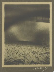 Interior of Le Géant Inflating, 1863. Creator: Nadar