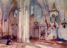 Interior of Mosque at Samaria 1902. Creator: John Fulleylove