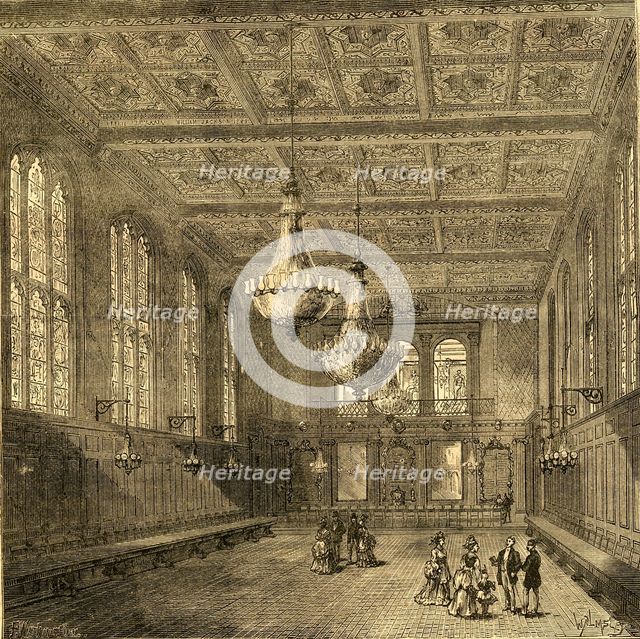 'Interior of Merchant Taylors' Hall', 1897. Creator: Unknown.