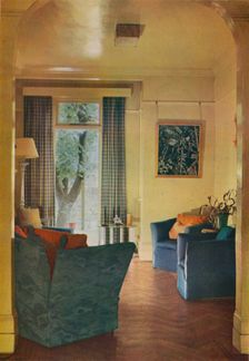 Interior of Mrs Ewart Sofio's house, 25 Bark Place, Bayswater, London, 1932