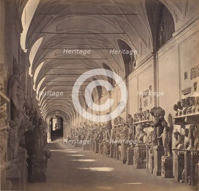 Interior Of Museum, Printed c.1860. Creator: Robert MacPherson.