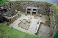 Interior of Neolithic Hut