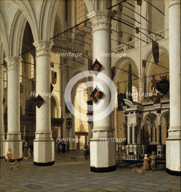 Interior of Nieuwe Kerk, Delft.