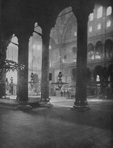Interior of Santa Sophia 1913