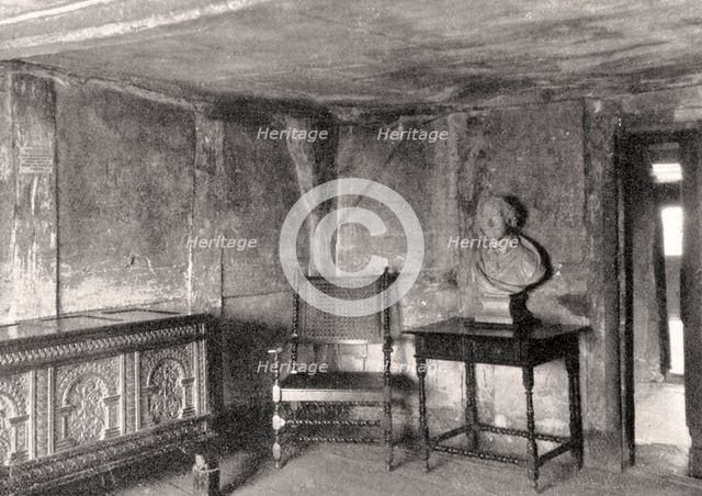 Interior of Shakespeare's house, Stratford-upon-Avon, Warwickshire, England, 1924-1926. Artist: Unknown