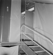 Interior of shower bath unit, FSA camp, Merrill, Klamath County, Oregon, 1939. Creator: Dorothea Lange