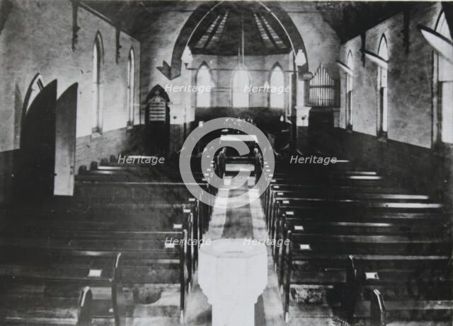 Interior of St. Clement's Church, Mosman, c1890. Creator: Unknown.