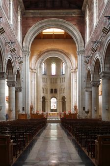 Interior of St Anne's Cathedral, Belfast, Northern Ireland, 2010. Creator: Peter Thompson