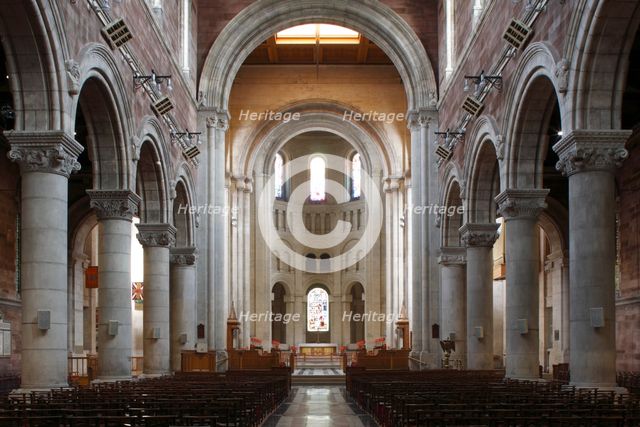 Interior of St Anne's Cathedral, Belfast, Northern Ireland, 2010. Creator: Peter Thompson.