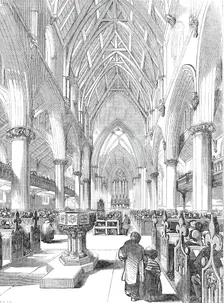 Interior of St. Giles's Church, Camberwell, 1844. Creator: Stephen Sly