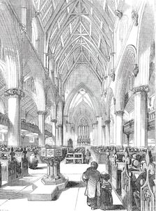 Interior of St. Giles's Church, Camberwell, 1844. Creator: Stephen Sly