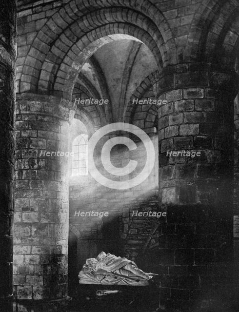 Interior of St Magnus Cathedral, Kirkwall, Orkney, Scotland, 1924-1926.Artist: Thomas Kent