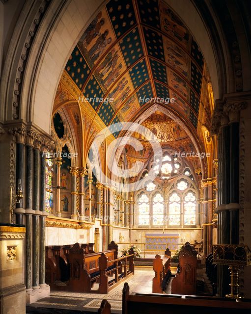 Interior of St Mary's Church, Studley Royal, North Yorkshire, 1994. Artist: Unknown
