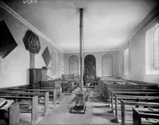 Interior of St Nicholas Church, Kingsey, Buckinghamshire, c1860-c1922. Artist: Henry Taunt